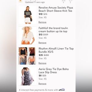 COPY - Reserved bundle for @calmyourpalm ✨